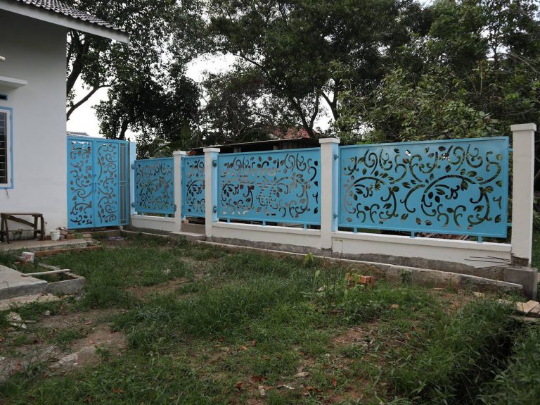 Laser Cutting Pagar Rumah